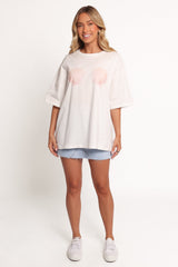 Sammie Graphic Tee - White