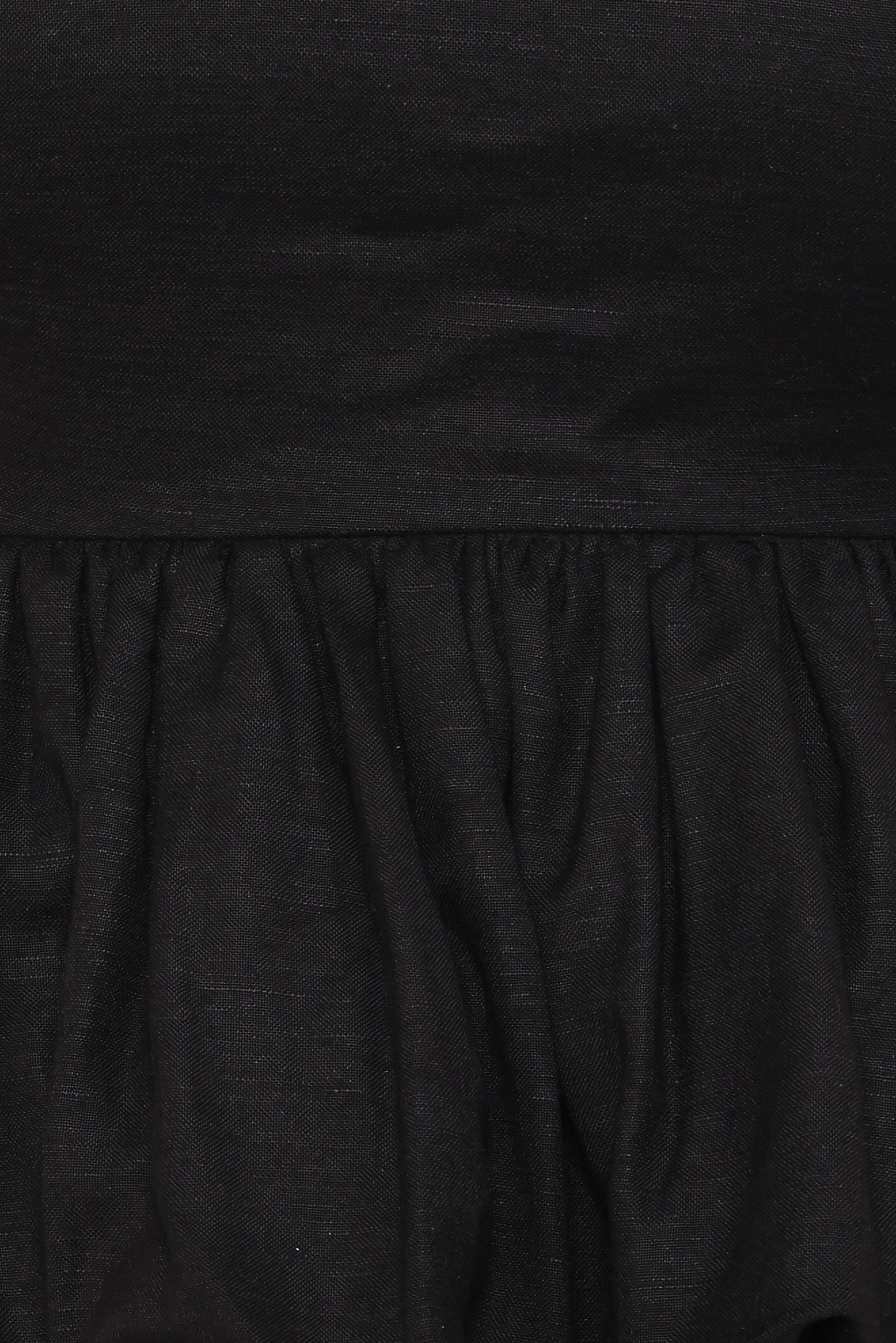 Ursa Peplum Top - Black