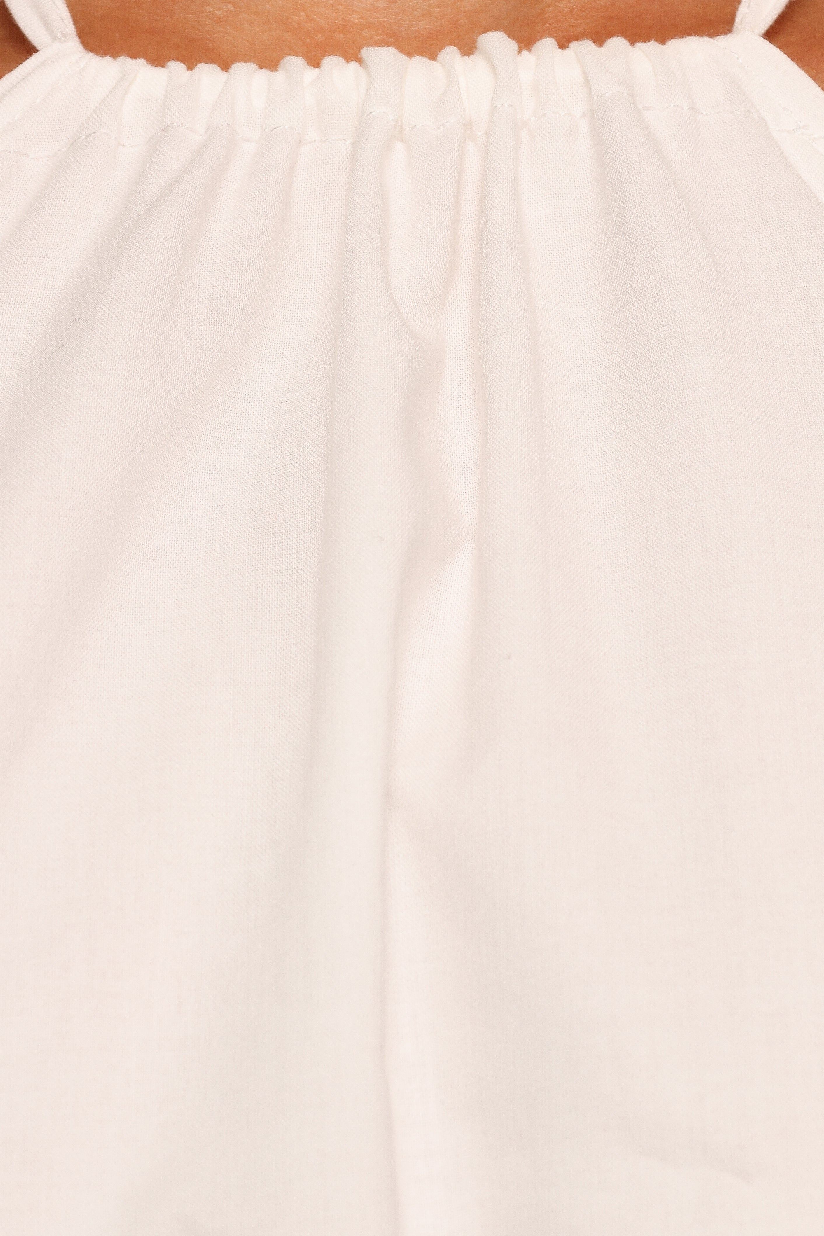 Vanessa Halterneck Top - White