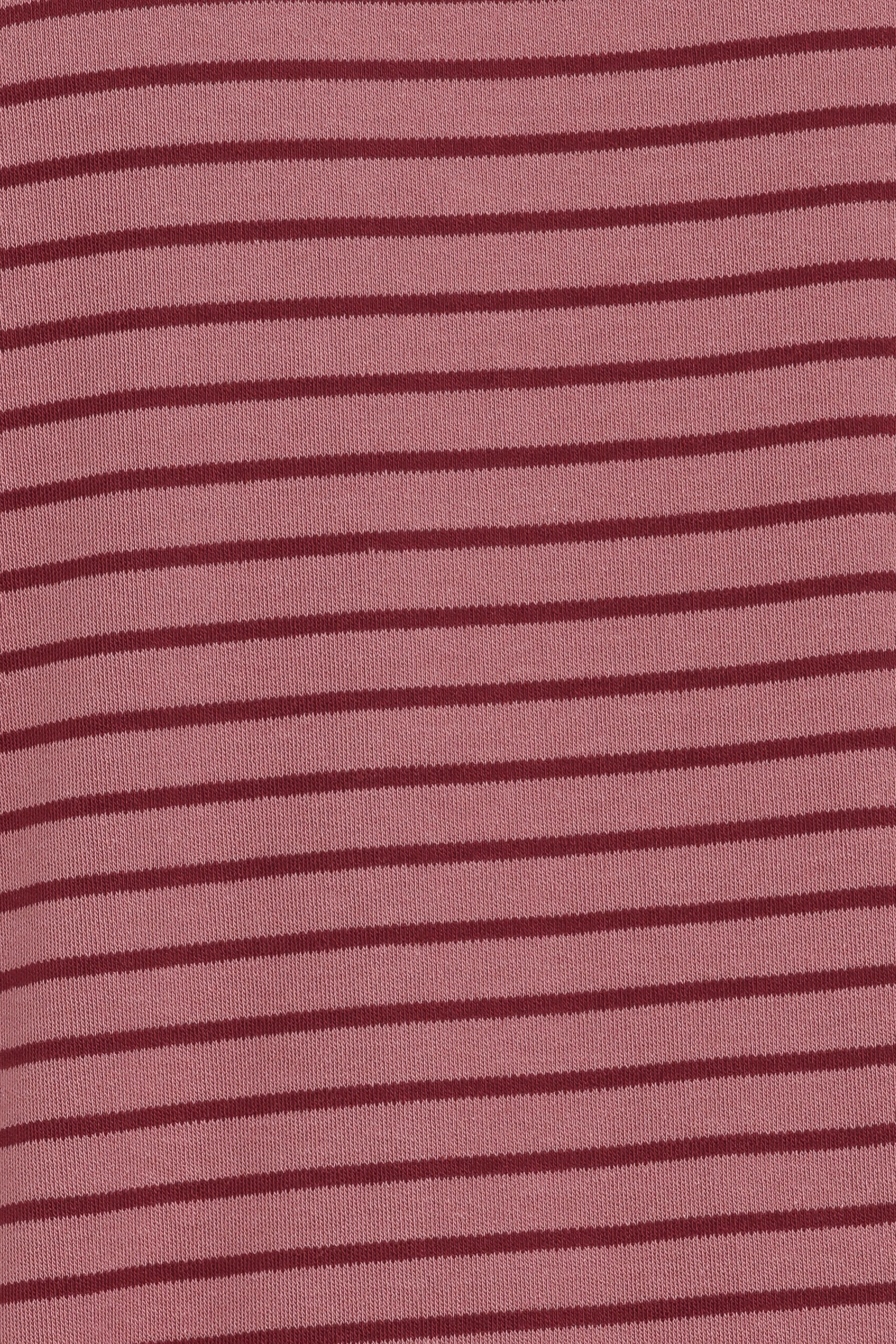 Wilda Oversized Tee - Pink Red Stripe